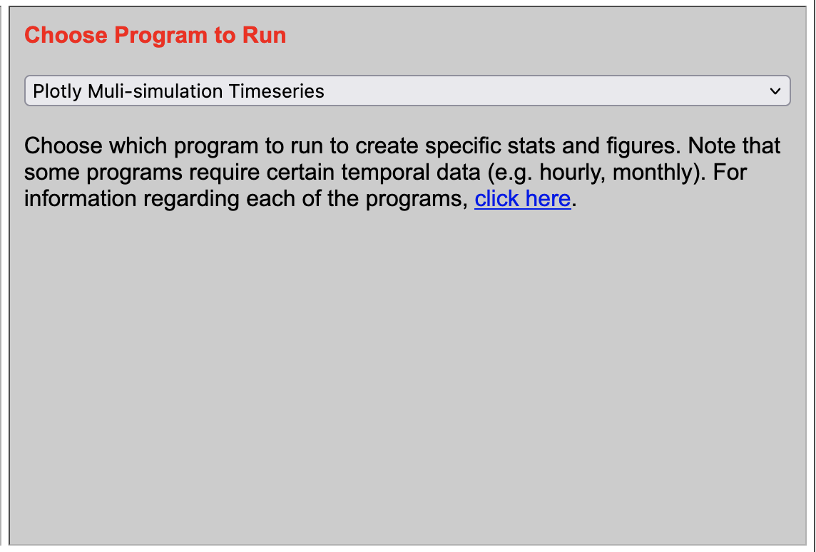 AMET run Plotly Multi-simulation Timeseries Plot