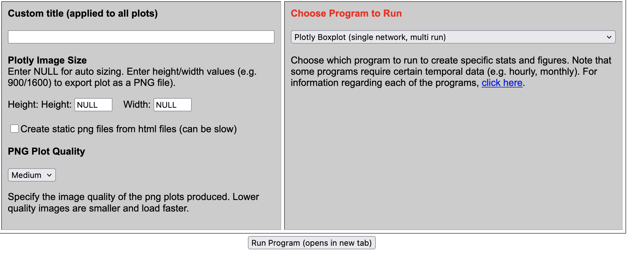 Select Program