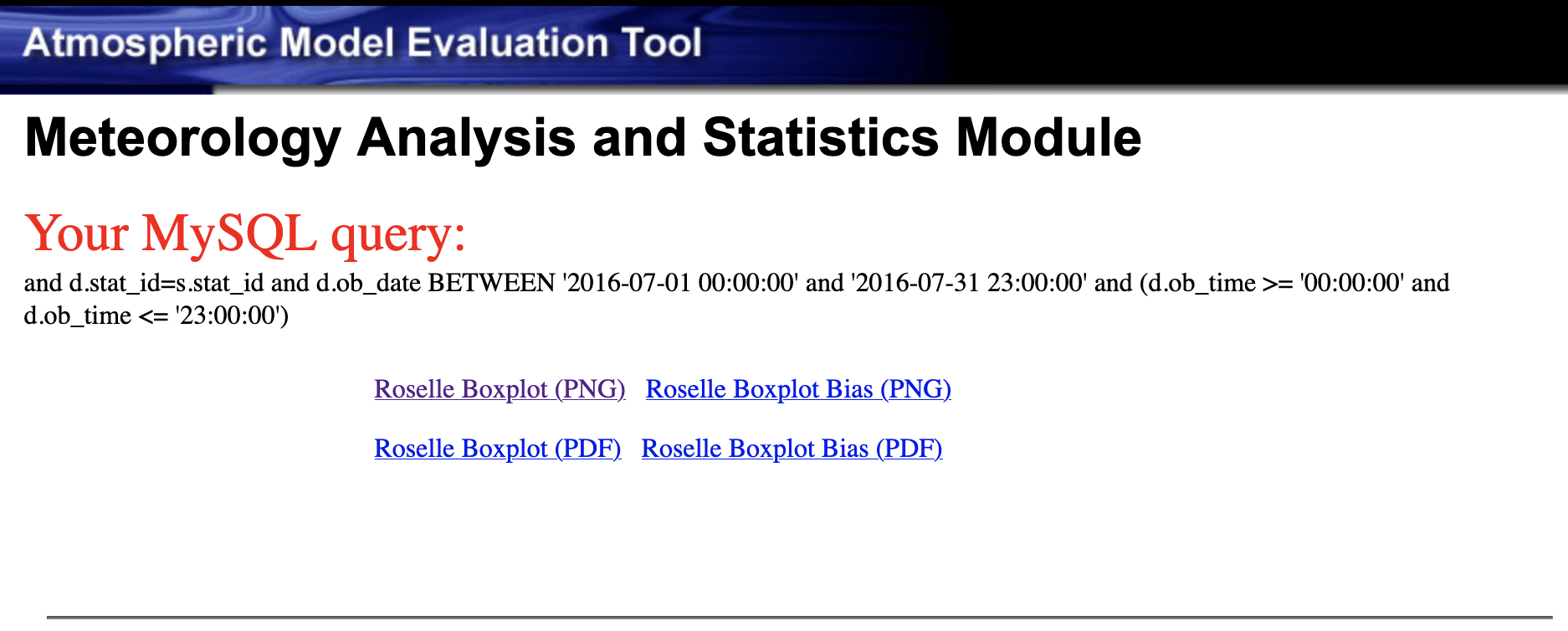 Query Result