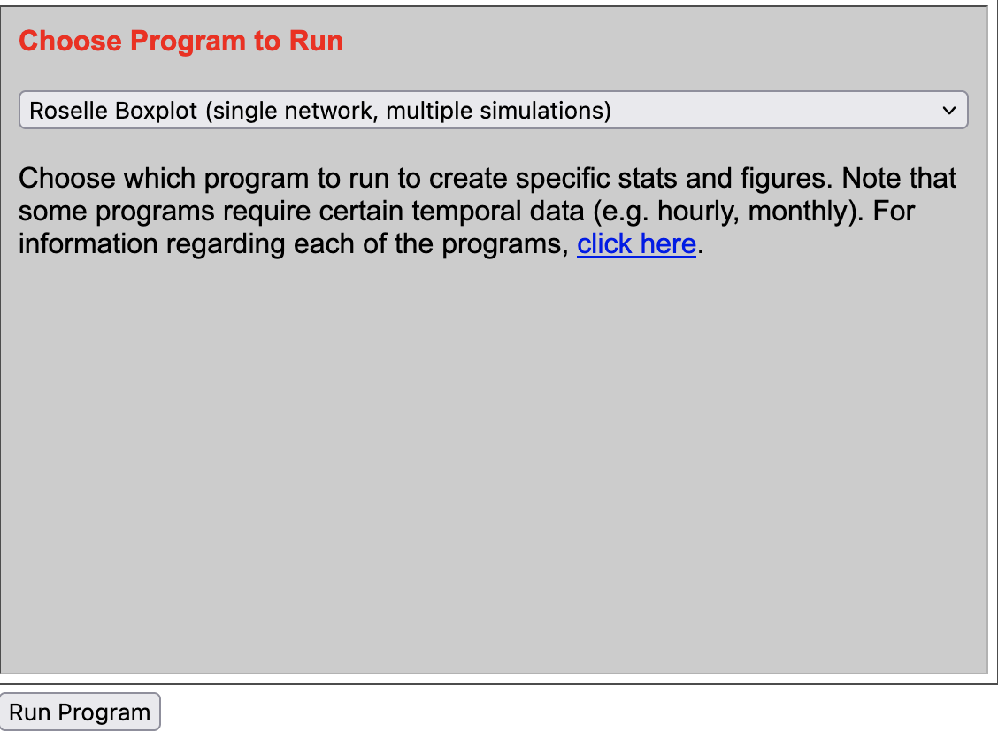Select Roselle Boxplot Program